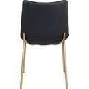 Meridian Isla Black Vegan Leather Dining Chair IMAGE 5
