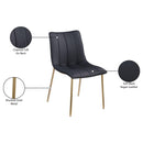 Meridian Isla Black Vegan Leather Dining Chair IMAGE 9