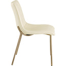 Meridian Isla Cream Vegan Leather Dining Chair IMAGE 4