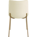 Meridian Isla Cream Vegan Leather Dining Chair IMAGE 5