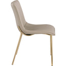 Meridian Isla Taupe Vegan Leather Dining Chair IMAGE 4