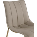 Meridian Isla Taupe Vegan Leather Dining Chair IMAGE 7