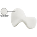 Meridian Theodore Cream Fur Accent Chair IMAGE 8