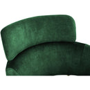 Meridian Yara Green Velvet Dining Chair IMAGE 5