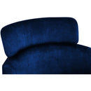 Meridian Yara Navy Velvet Dining Chair IMAGE 5