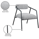 Meridian Carly Grey Fabric Accent Chair IMAGE 7