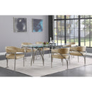 Meridian Madelyn Beige Velvet Dining Chair IMAGE 6