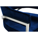 Meridian Madelyn Navy Velvet Dining Chair IMAGE 5