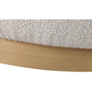 Meridian Calais Cream Boucle Fabric Accent Chair IMAGE 6