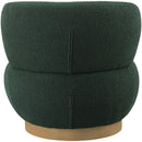 Meridian Calais Green Boucle Fabric Accent Chair IMAGE 3