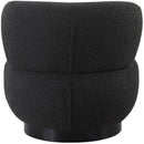 Meridian Calais Black Boucle Fabric Accent Chair IMAGE 3