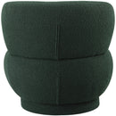 Meridian Calais Green Boucle Fabric Accent Chair IMAGE 3