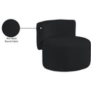 Meridian Como Black Boucle Fabric Accent Chair IMAGE 10