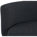 Meridian Como Black Boucle Fabric Accent Chair IMAGE 7