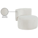 Meridian Como Cream Boucle Fabric Accent Chair IMAGE 10