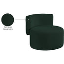 Meridian Como Green Boucle Fabric Accent Chair IMAGE 10