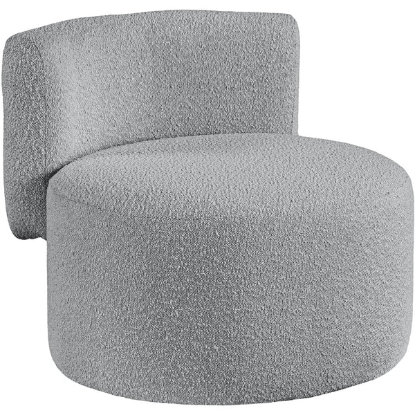 Meridian Como Stationary Fabric Accent Chair 567Grey IMAGE 1
