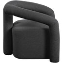 Meridian Otto Black Boucle Fabric Accent Chair IMAGE 5