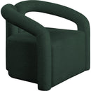 Meridian Otto Green Boucle Fabric Accent Chair IMAGE 4