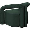 Meridian Otto Green Boucle Fabric Accent Chair IMAGE 6