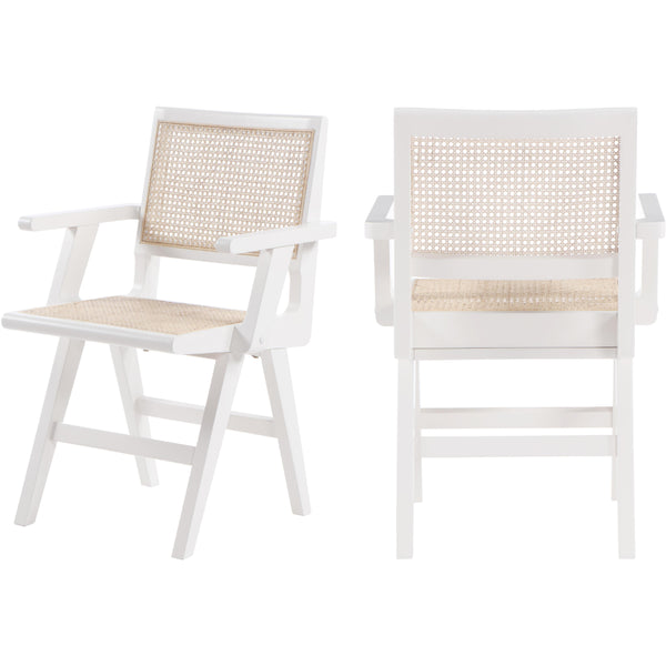 Meridian Preston Dining Chair 588White-AC IMAGE 1
