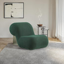 Meridian Quadra Green Fabric Accent Chair IMAGE 2