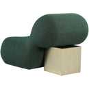 Meridian Quadra Green Fabric Accent Chair IMAGE 3