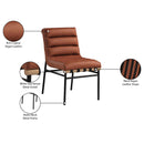 Meridian Burke Cognac Vegan Leather Dining Chair IMAGE 8