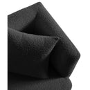 Meridian Marcel Black Boucle Fabric Chair IMAGE 6