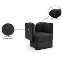 Meridian Marcel Black Boucle Fabric Chair IMAGE 9