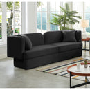 Meridian Marcel Black Boucle Fabric Sofa IMAGE 2