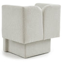 Meridian Marcel Cream Boucle Fabric Chair IMAGE 4