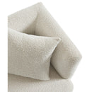 Meridian Marcel Cream Boucle Fabric Chair IMAGE 6