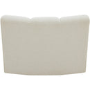 Meridian Infinity Cream Boucle Fabric Modular Chair IMAGE 4