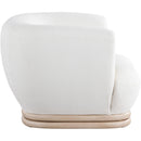 Meridian Kipton Cream Boucle Fabric Chair IMAGE 5