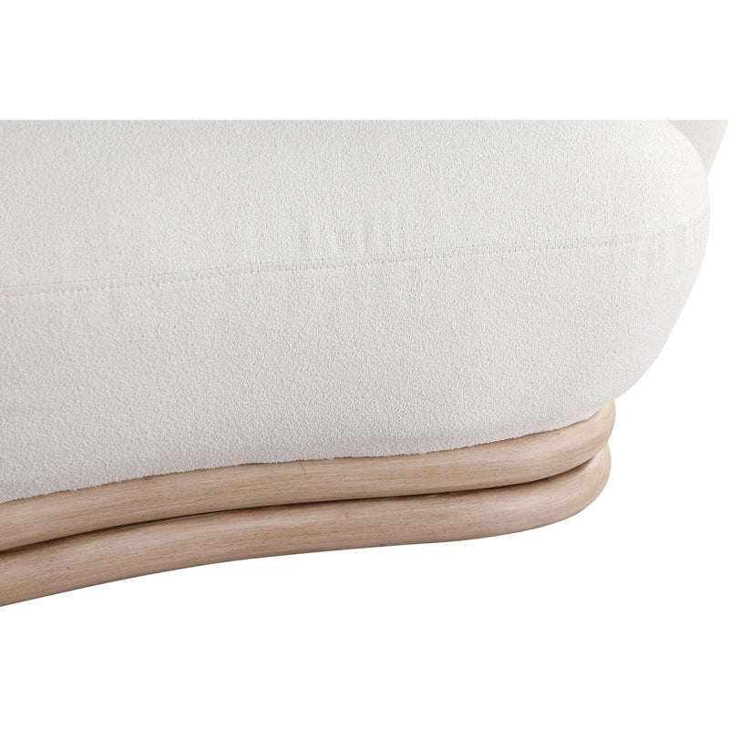 Meridian Kipton Cream Boucle Fabric Chair IMAGE 7