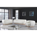 Meridian Kipton Cream Boucle Fabric Chair IMAGE 8