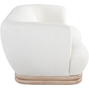 Meridian Kipton Cream Boucle Fabric Sofa IMAGE 5