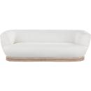 Meridian Kipton Cream Boucle Fabric Sofa IMAGE 6