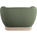 Meridian Kipton Green Boucle Fabric Chair IMAGE 3