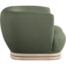 Meridian Kipton Green Boucle Fabric Chair IMAGE 5