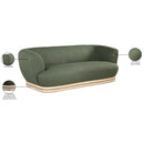 Meridian Kipton Green Boucle Fabric Sofa IMAGE 11
