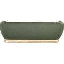 Meridian Kipton Green Boucle Fabric Sofa IMAGE 3