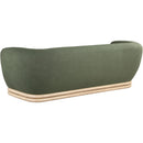 Meridian Kipton Green Boucle Fabric Sofa IMAGE 4