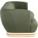 Meridian Kipton Green Boucle Fabric Sofa IMAGE 5