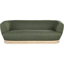 Meridian Kipton Green Boucle Fabric Sofa IMAGE 6