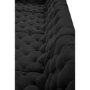 Meridian Tuft Black Velvet Modular Sectional IMAGE 11