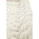 Meridian Tuft Cream Velvet Modular Sectional IMAGE 10