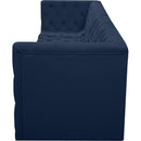 Meridian Tuft Navy Velvet Modular Sofa IMAGE 6