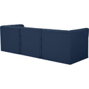 Meridian Tuft Navy Velvet Modular Sofa IMAGE 3